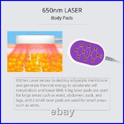 6In1 Ultrasonic Cavitation Laser Lipo Vacuum RF Body Sculpting Slimming Machine