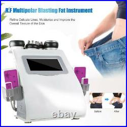 6In1 Vacuum Ultrasonic Cavitation 40K RF Body Slimming Cellulite Reduce Machine