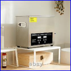 6L Stainless Steel Ultrasonic Cleaner 180W Sonic Cavitation Machine with Heater