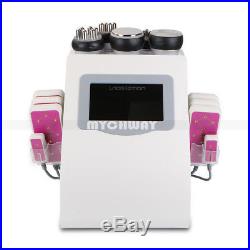 6-1 Radio Frequency Ultrasonic Cavitation RF Vacuum Liposuction Slimming Machine