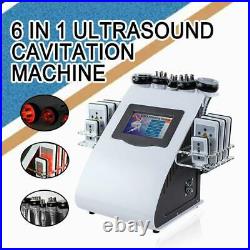 6-1 Ultrasonic Cavitation RF Vacuum Radio Frequency Body Slimming Beauty Machine