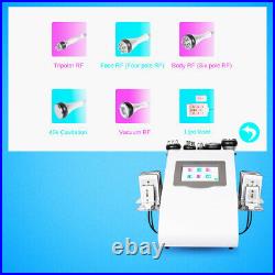 6-1 Ultrasonic Cavitation Radio Frequency Vacuum Body Slimming Skin Machine FDA