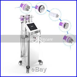 6-1 Vacuum RF Ultrasonic Cavitation Tripolar RF LED Slimming Beauty Machine Spa