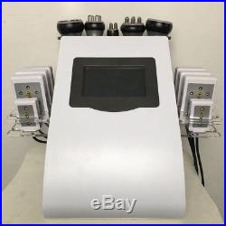 6-1 Vacuum Ultrasonic Cavitation Radio Frequency RF Body Slimming Beauty Machine