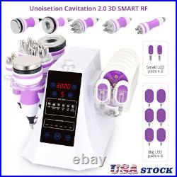 6 IN 1 Cavitation 2.0 Ultrasonic Laser RF Vacuum Fat Loss Body Slimming Machine