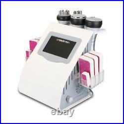 6 In 1 Ultrasonic Cavitation RF Vacuum 40k Body Slimming Face Skin Lift Machine