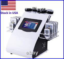 6 In 1 Ultrasonic Cavitation Vacuum Radio Frequency Lipo Laser Slimming Machine
