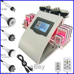 6 in1 Body Slimming Ultrasonic Vacuum Cavitation RF Frequency Cellulite Machine