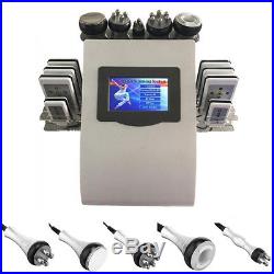 6 in1 Body Slimming Ultrasonic Vacuum Cavitation RF Frequency Cellulite Machine