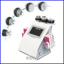 6 in1 Cavitation Ultrasonic Body Slimming Vacuum RF Frequency Cellulite Machine