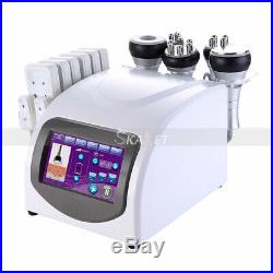 6 in1 Pro 40K Cavitation Ultrasonic Cellulite Fat Removal RF Multipolar machine