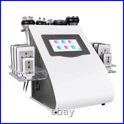 6 in1 Ultrasonic Cavitation Vacuum Radio Skin Frequency Body Slim Beauty Machine