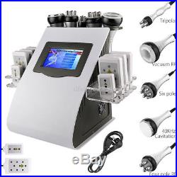 6 in1 Ultrasonic Vacuum Cavitation RF Radio Frequency Slimming Cellulite Machine