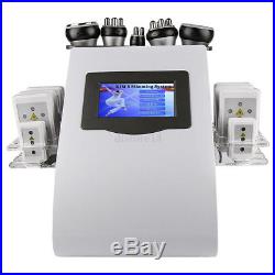 6 in1 Ultrasonic Vacuum Cavitation RF Radio Frequency Slimming Cellulite Machine