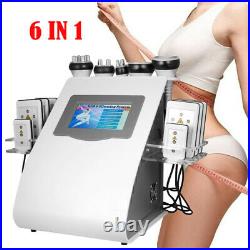 6 in1 Unoisetion 40K Cavitation Vacuum Ultrasonic RF Laser Beauty Slim Machine