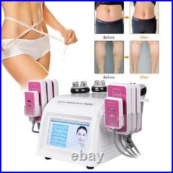 6 in 1 40K Ultrasonic Machine Cavitation Radio Frequency Cellulite Massage Skin