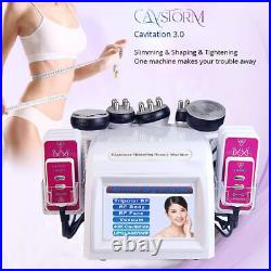 6 in 1 40K Ultrasonic Machine Cavitation Radio Frequency Cellulite Massage Skin