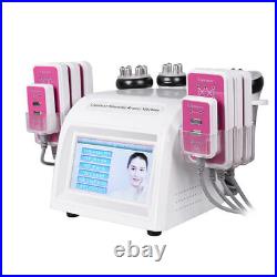 6 in 1 40K Ultrasonic Machine Cavitation Radio Frequency Cellulite Massage Skin