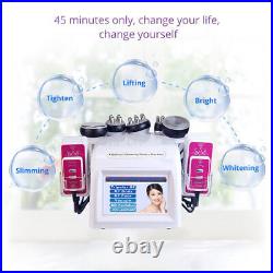 6 in 1 40K Ultrasonic Machine Cavitation Radio Frequency Cellulite Massage Skin