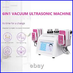 6 in 1 40K Ultrasonic Machine Cavitation Radio Frequency Cellulite Massage Skin