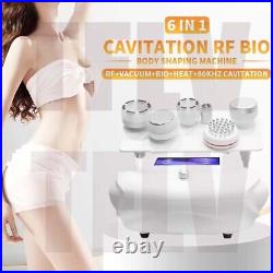 6-in-1 Abdominal fat removal radiofrequency massage vibrating cavitation machine