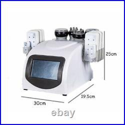 6 in 1 Body Slimming 40K Ultrasonic Ultrasonic Laser Vacuum Cavitation Machine
