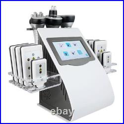 6 in 1 Ultrasonic Cavitation 40K Laser Lipo Vacuum Body Slimming Beauty Machine