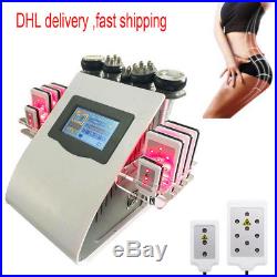 6 in 1 Ultrasonic Cavitation 40K RF Vacuum Body Cellulite Slim Machine Kit DHL