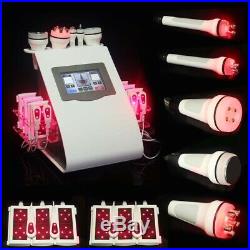 6 in 1 Ultrasonic Cavitation RF Skin Lift Vacuum Lipo Laser Slimming Machine Spa
