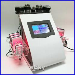 6 in 1 Ultrasonic Cavitation Radio Frequency Slim Machine Vacuum Body Shaping