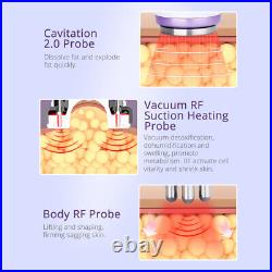 6 in 1 Ultrasonic Cavitation Vacuum Body Slimming Sculpting Cellulite Machine US