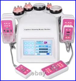 6 in 1 Ultrasonic Machine Cavitation Radio Frequency Cellulite Massage Skin Care