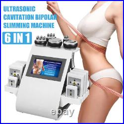 6 in 1 Ultrasonic cavitation bipolar Body Massage Beauty Machine