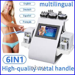 6 in 1 Ultrasonic cavitation bipolar Body Massage Face Lift Beauty Machine Slim