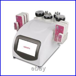 6 in 1 cavitation machine vacuum lipo ultrasonic rf fat reduce laser body slim