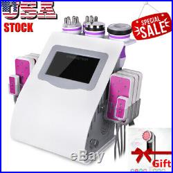6in1 40KHz Cavitation Vacuum RF Body Shape Beauty Machine Ultrasonic Massager US