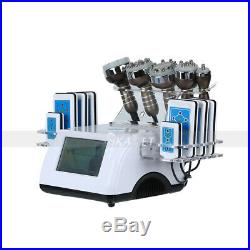 6in1 40K Cavitation Ultrasonic Lipo RF Anti Cellulite Laser Body Sliming Machine