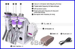 6in1 Cavitation Radio Frequency RF Vacuum Cellulite Ultrasonic Slimming Machine