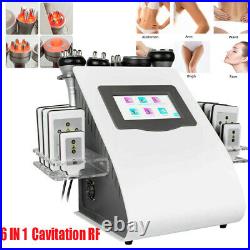 6in1 Cavitation Radio Frequency RF Vacuum Slimming Cellulite Ultrasonic Machine