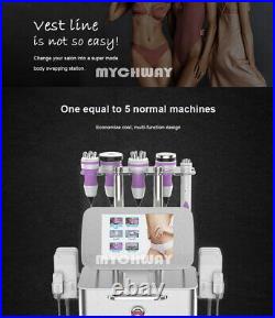 6in1 Cavitation Ultrasonic Vacuum RF Body Slimming Laser Fat Loss Beauty Machine