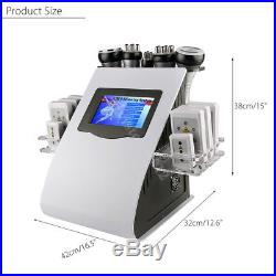 6in1 RF Radio Frequency Ultrasonic Vacuum Cavitation Slimming Cellulite Machine