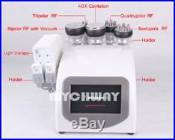 6in1 Radio Frequency Ultrasonic Cavitation RF Vacuum Fat Loss Cellulite Machine