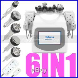 6in1 Radio Frequency Ultrasonic Cavitation RF Vacuum Fat Loss Cellulite Machine