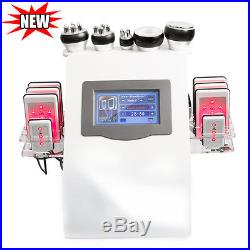 6in1 Ultrasonic 40K Cavitation Radio Frequency Vacuum Fat Loss Cellulite Machine