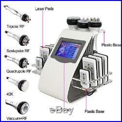 6in1 Ultrasonic 40K Cavitation Radio Frequency Vacuum Fat Loss Cellulite Machine