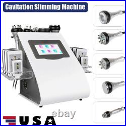 6in1 Ultrasonic 40K Cavitation Vacuum RF Body Shaper Slimming Cellulite Machine
