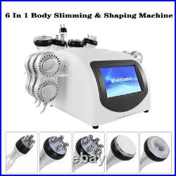 6in1 Ultrasonic Cavitation Body Shaping Machine Cellulite Removal Body Massager