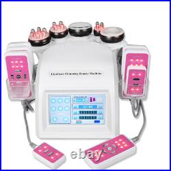 6in1 Ultrasonic Cavitation Lipo Vacuum Slimming Body Skin Tighten Beauty Machine