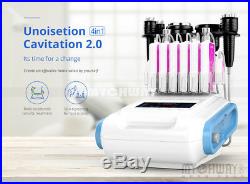 6in1 Ultrasonic Cavitation Liposuction Machine Radio Frequency RF Laser Slimming