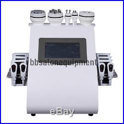 6in1 Ultrasonic Cavitation RF Liposuction Radio Frequency Vacuum Body Machine